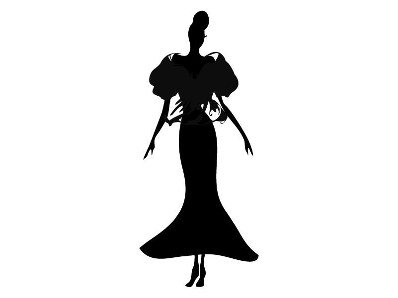 A Girl in an Evening Dress