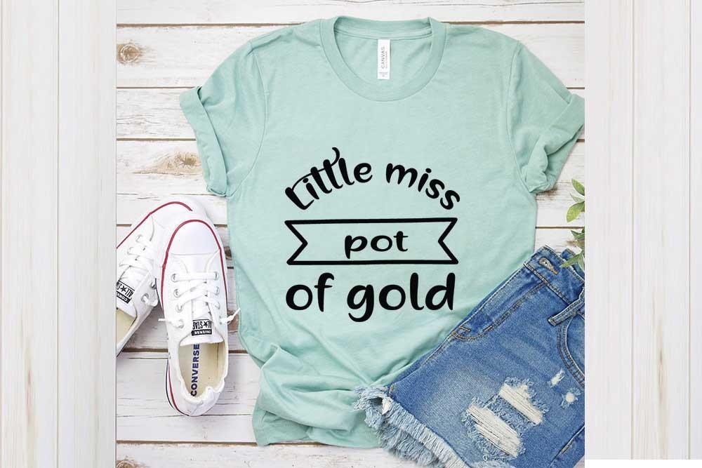 St Patrick's Day Svg Design, Little Miss