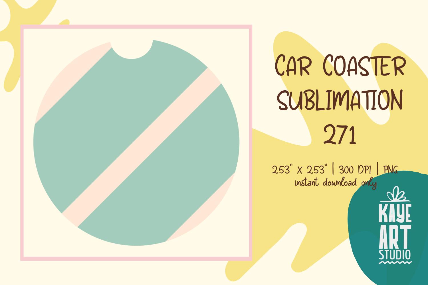 Car Coaster Sublimation PNG 271