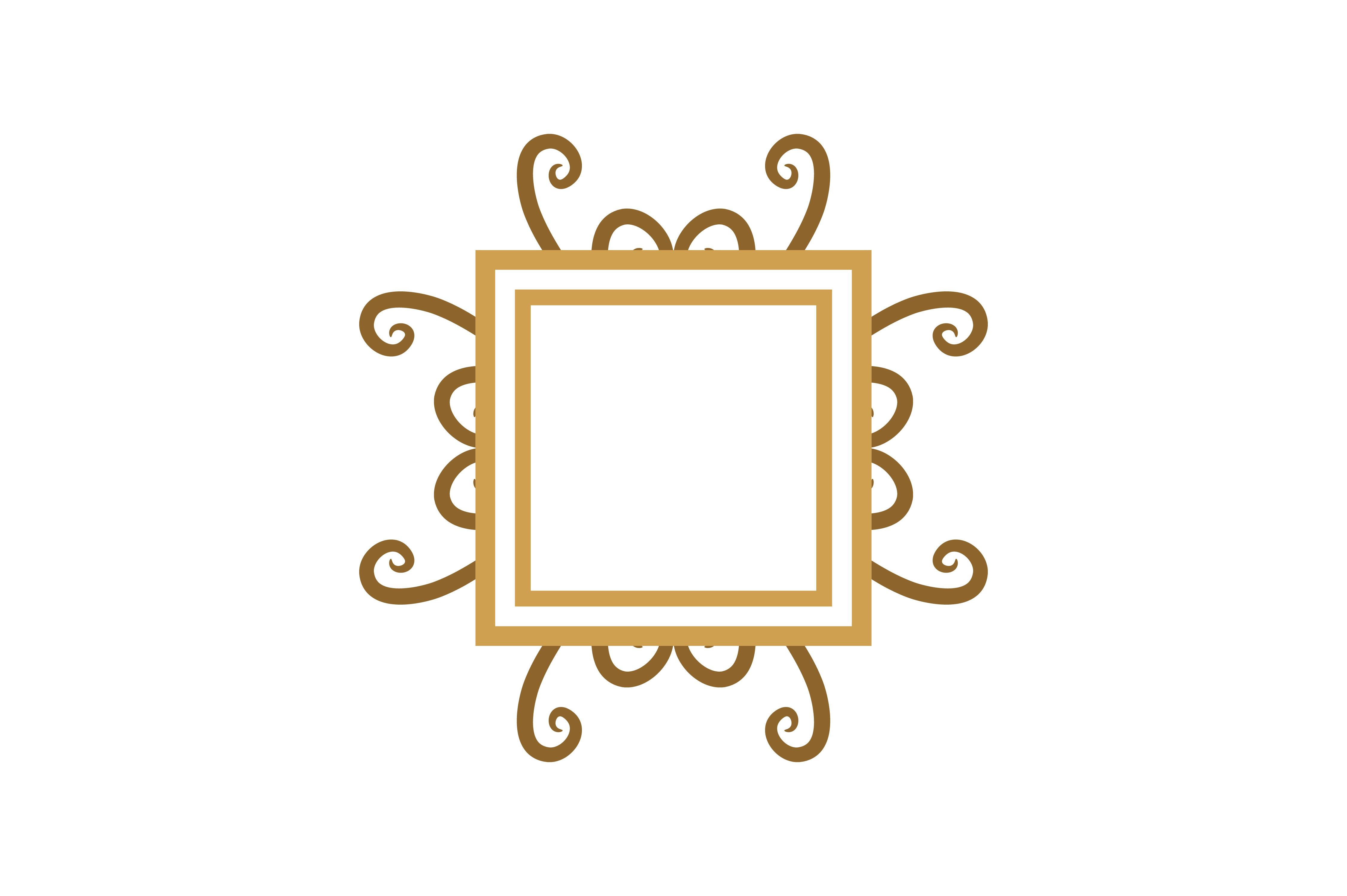 Frame Floral Decorative