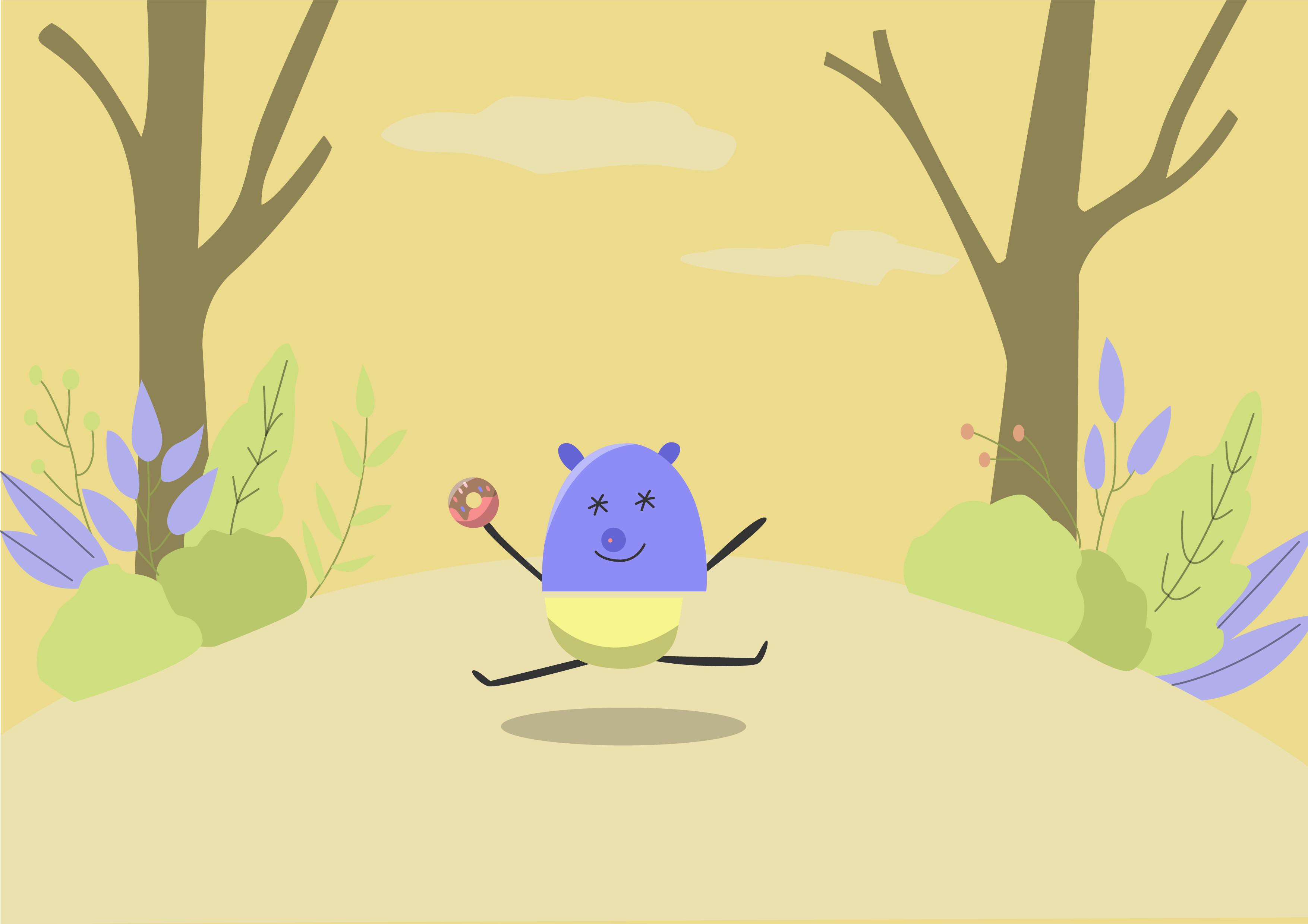 Cute Peanut Dumb Illustration #442