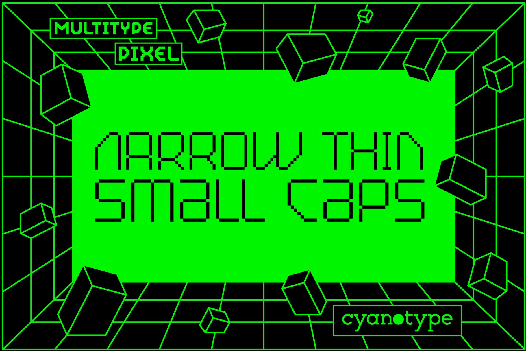 MultiType Pixel Font