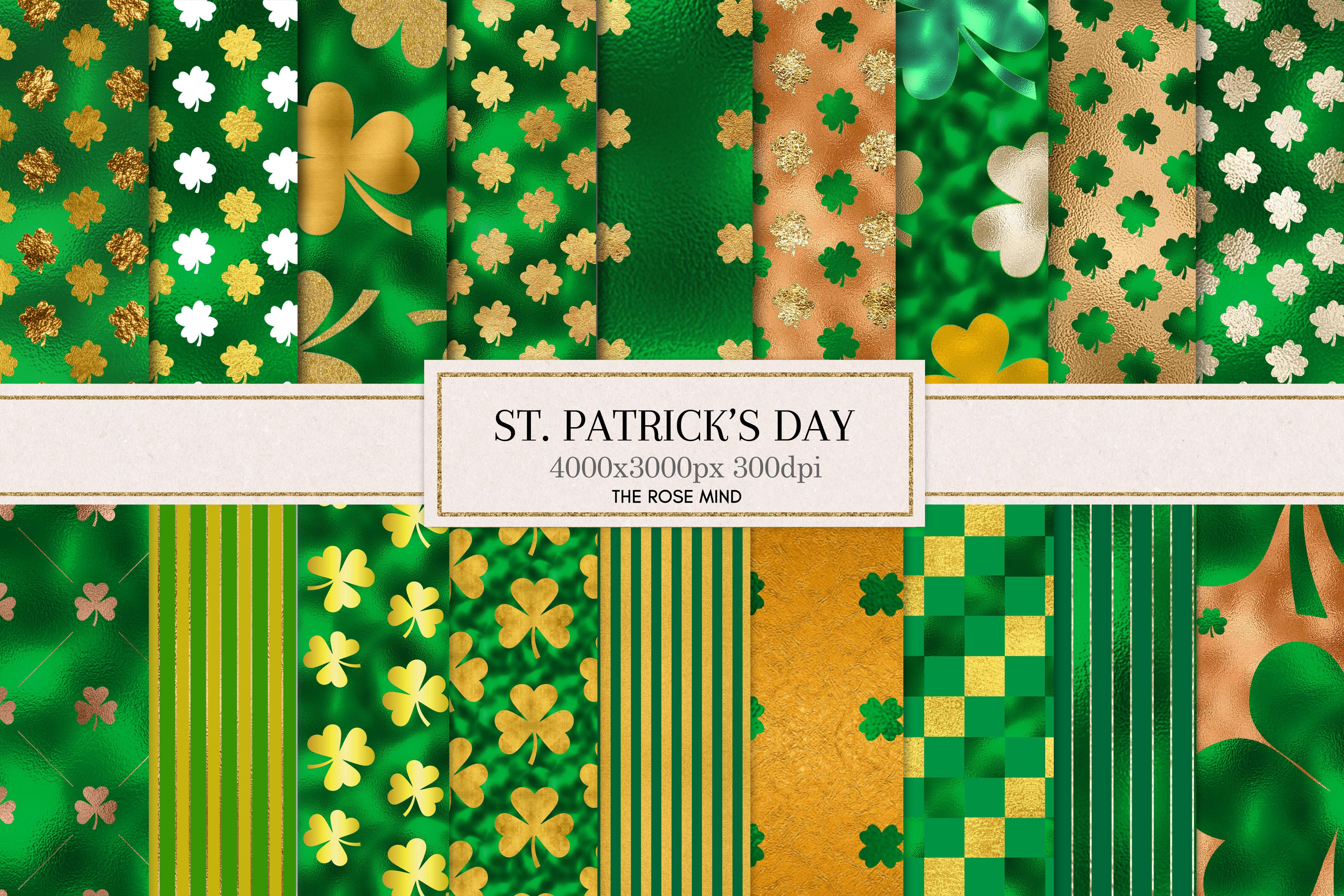 St.Patrick's Day Digital Paper