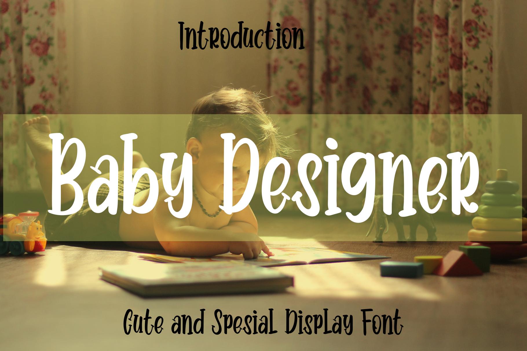 Baby Designer Font