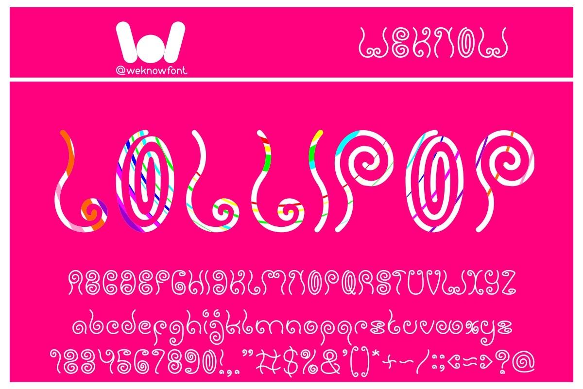 Lollipop Font