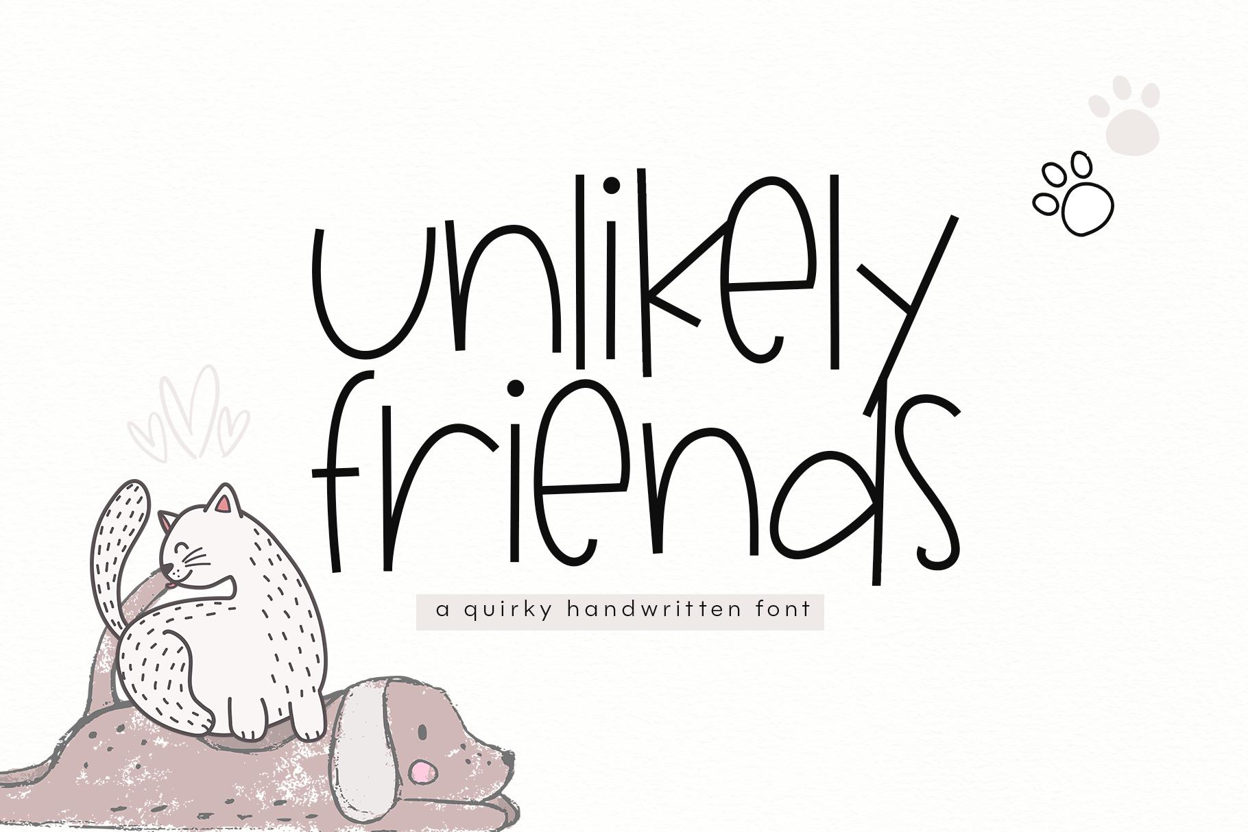 Unlikely Friends Font