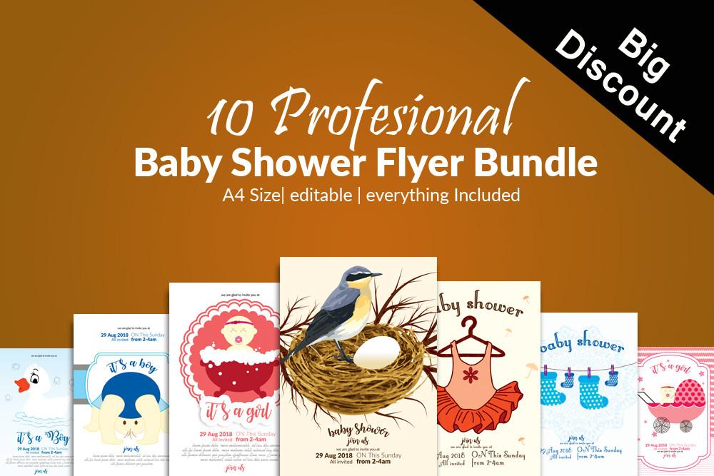 Baby Shower Invitation Cards 10 Template