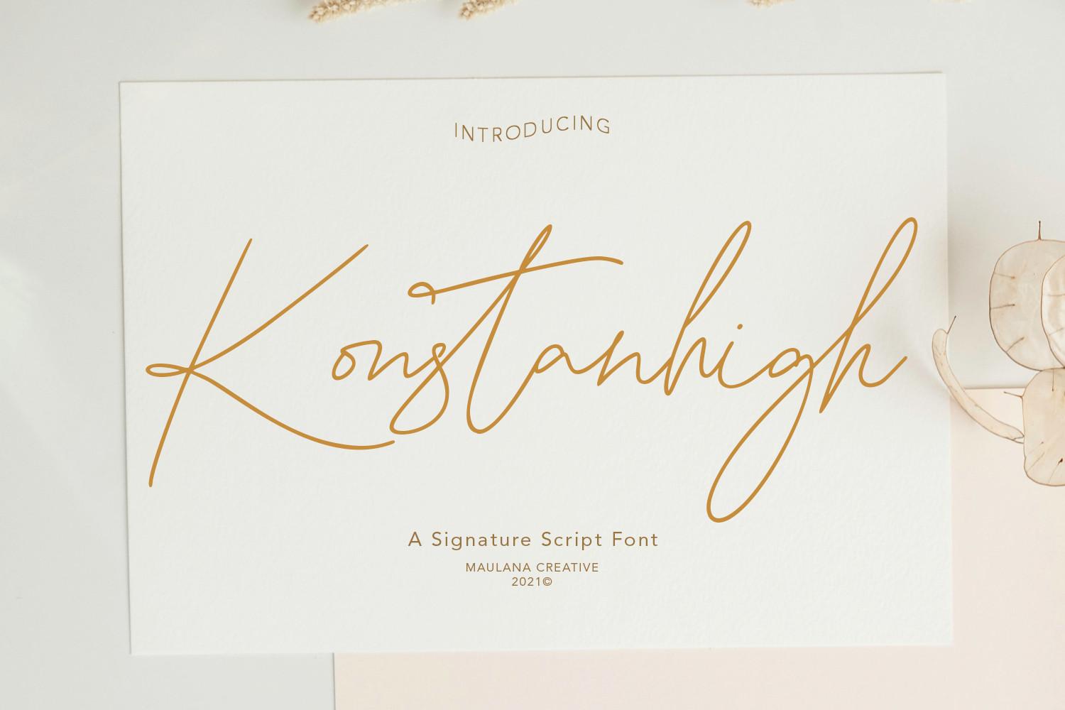 Konstanhigh Font