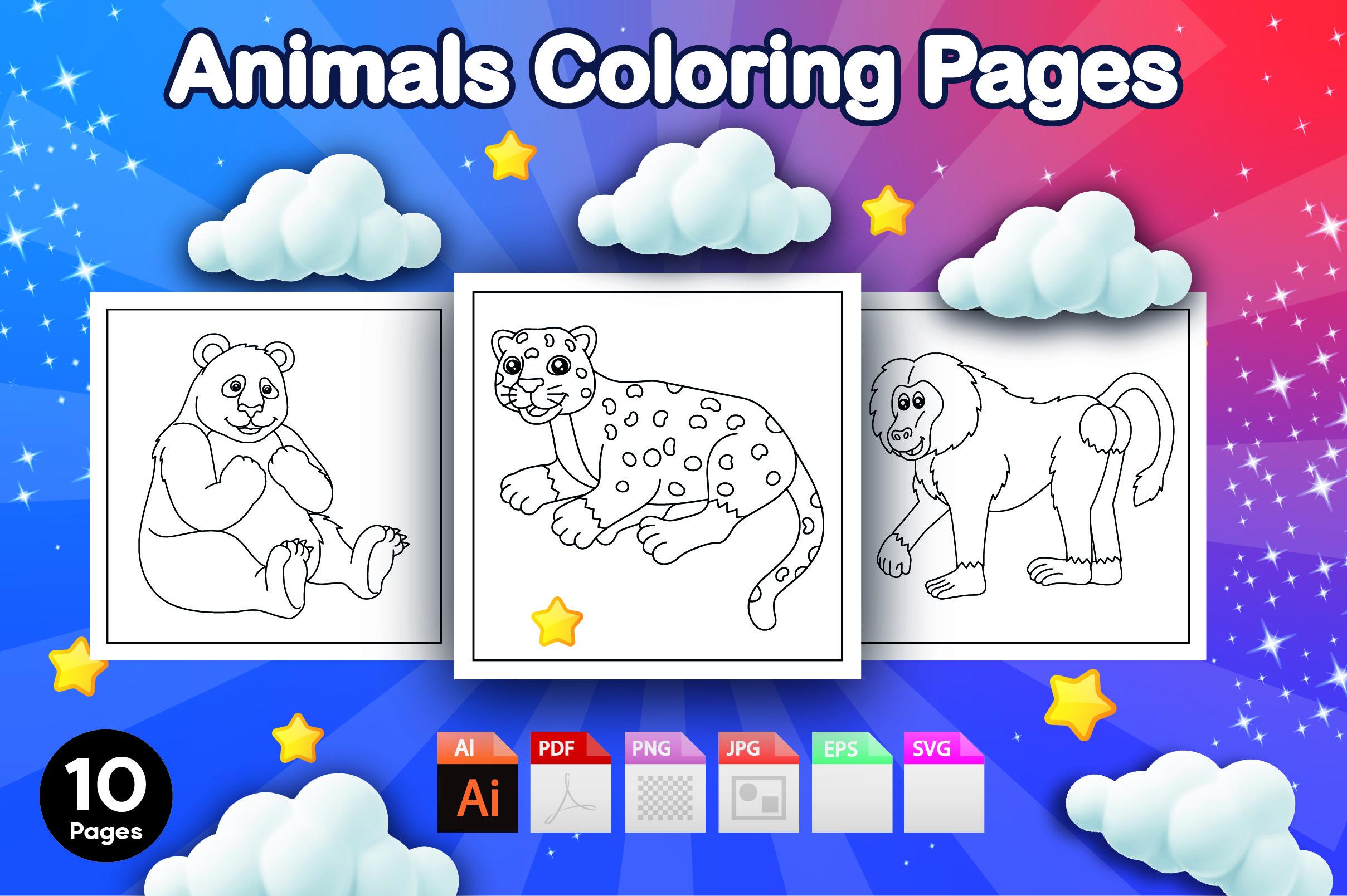 Animals Coloring Pages for Kids