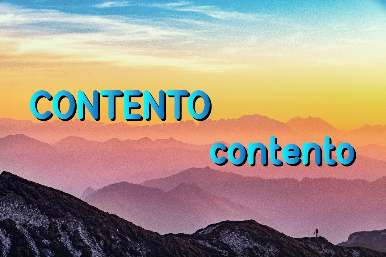 Contento Font