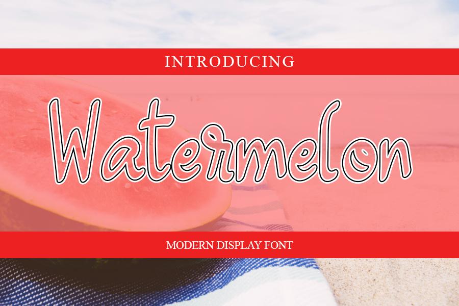 Watermelon Font