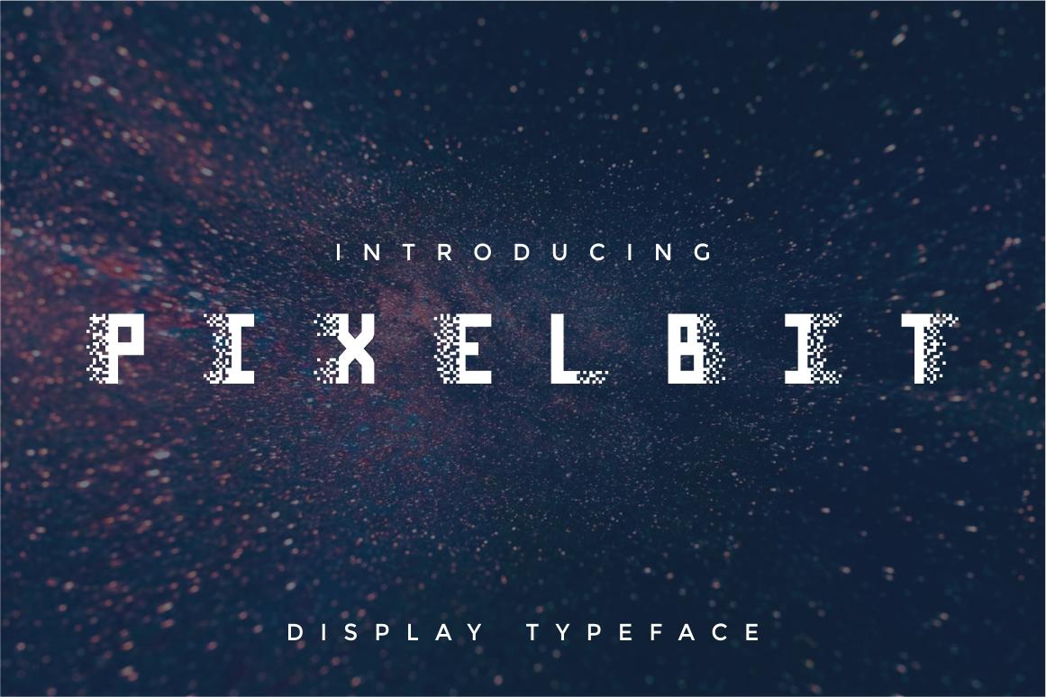 Pixel Bit Typeface Font