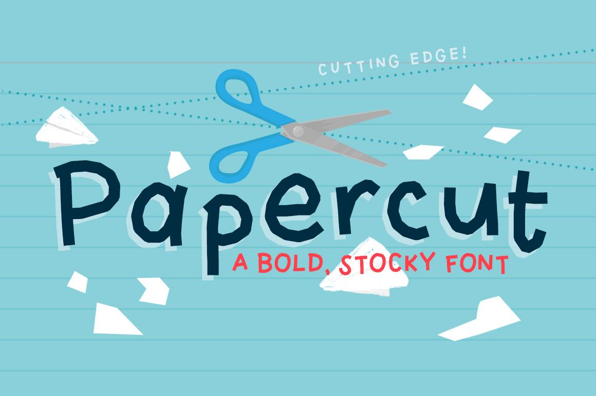 Papercut Font