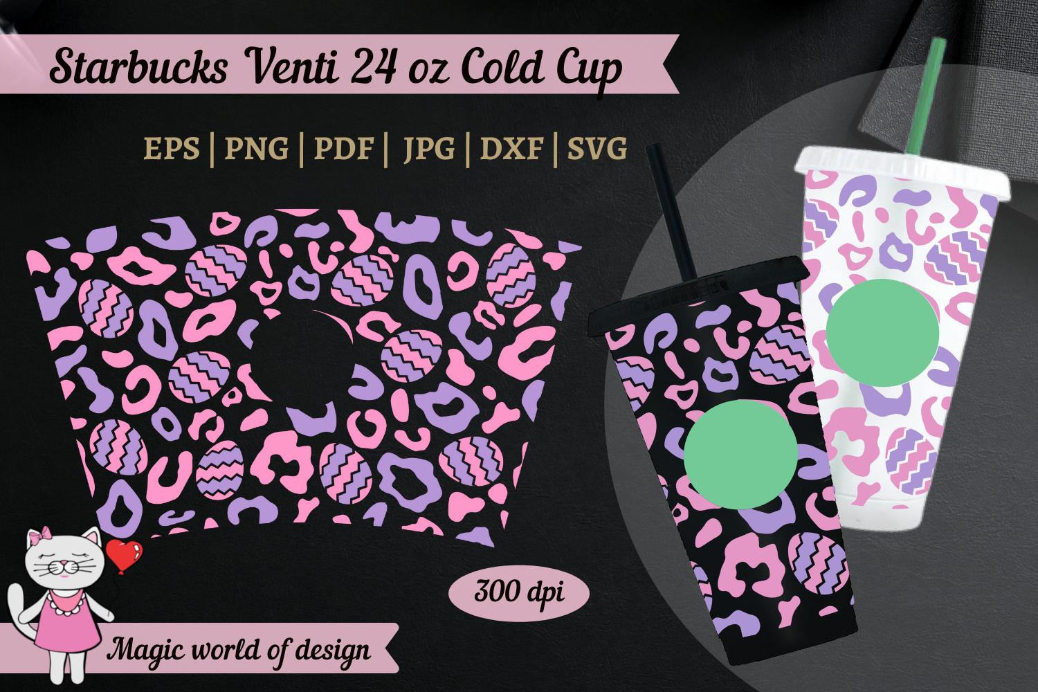 Leopard Easter Eggs Svg Starbucks 24 Oz