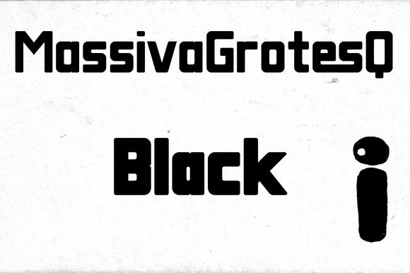 Massiva Grotesq Black Font
