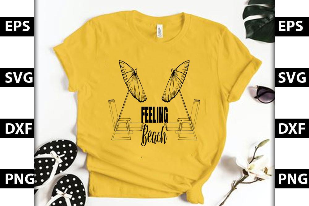 Beach SVG Design, Feeling Beach