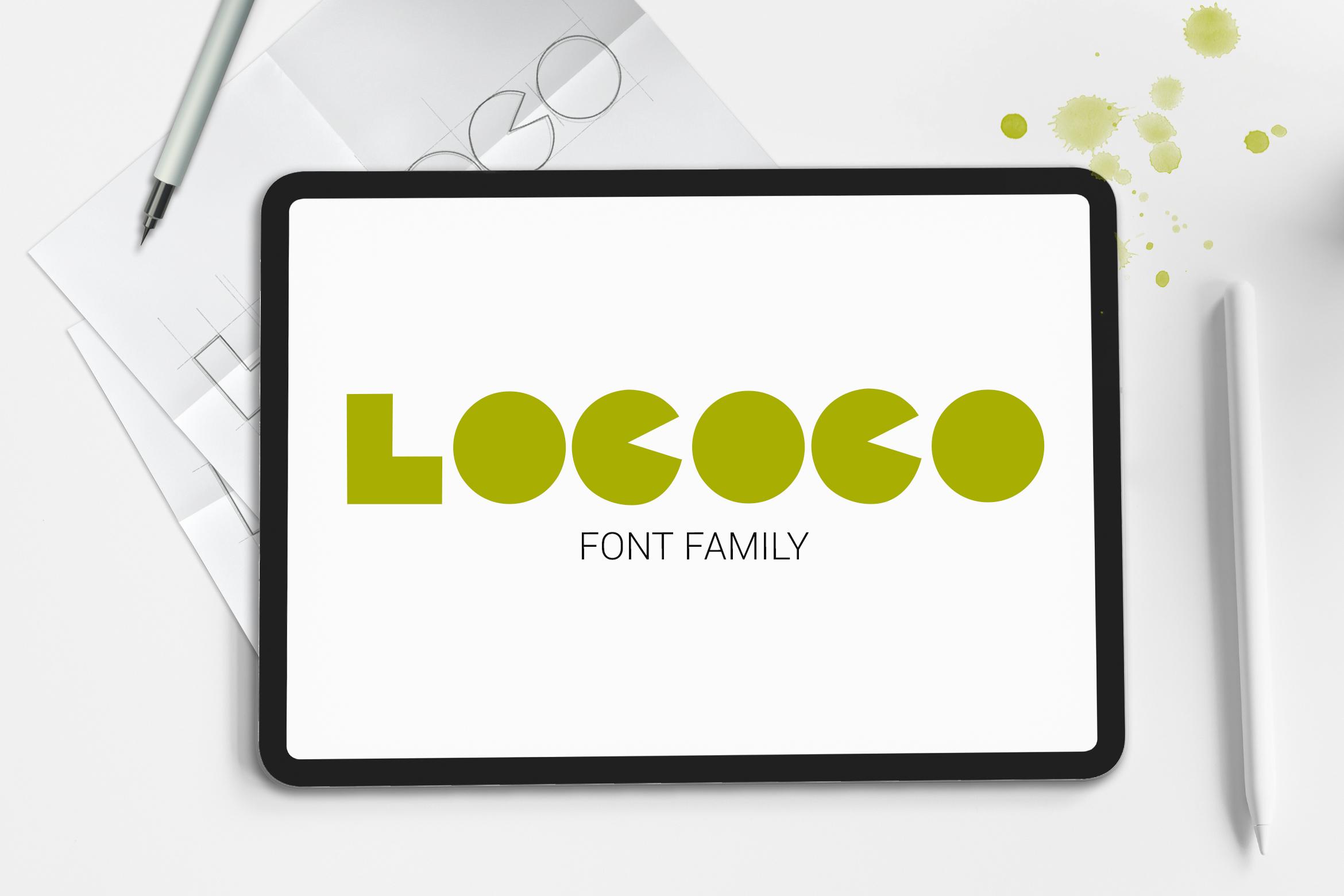 Lococo Family Font
