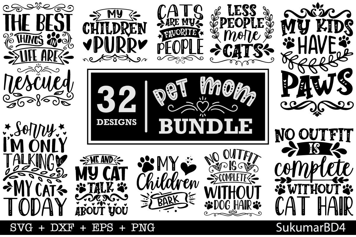 Pet Mom SVG Bundle 32 Design