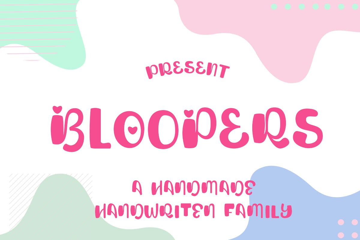 Bloopers Font