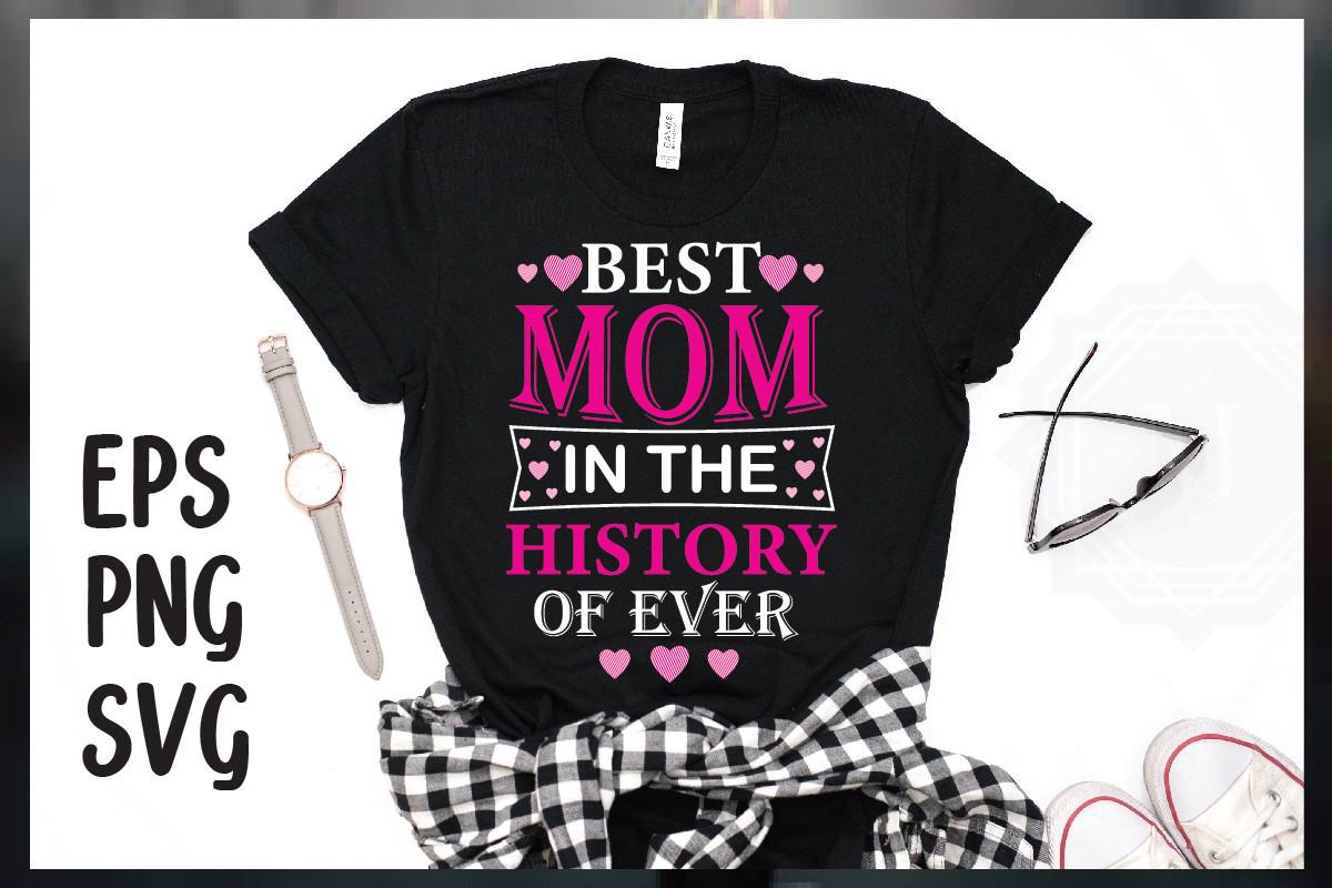 Mother's Day T-shirt Design. Mom T-shirt