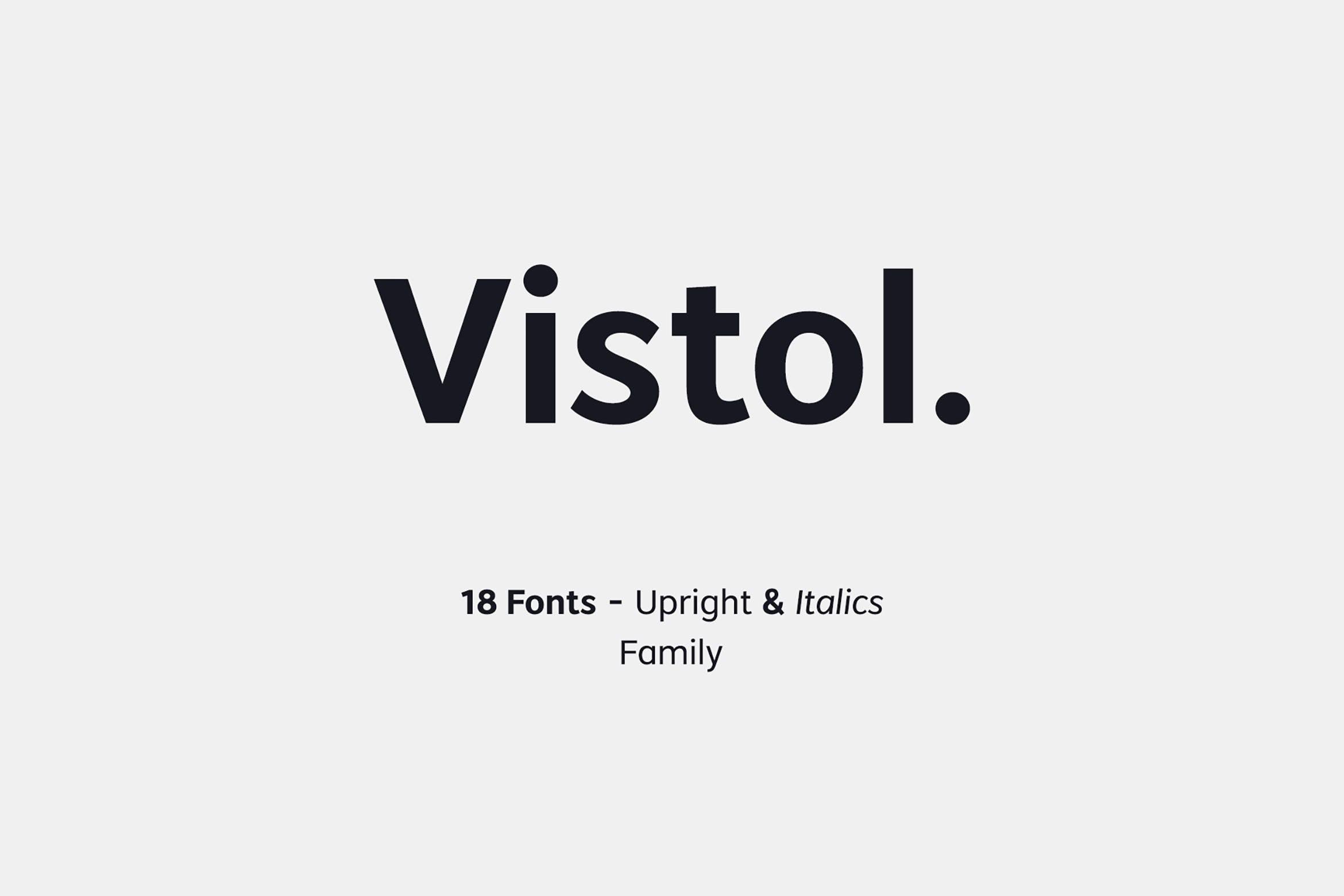 Vistol Font