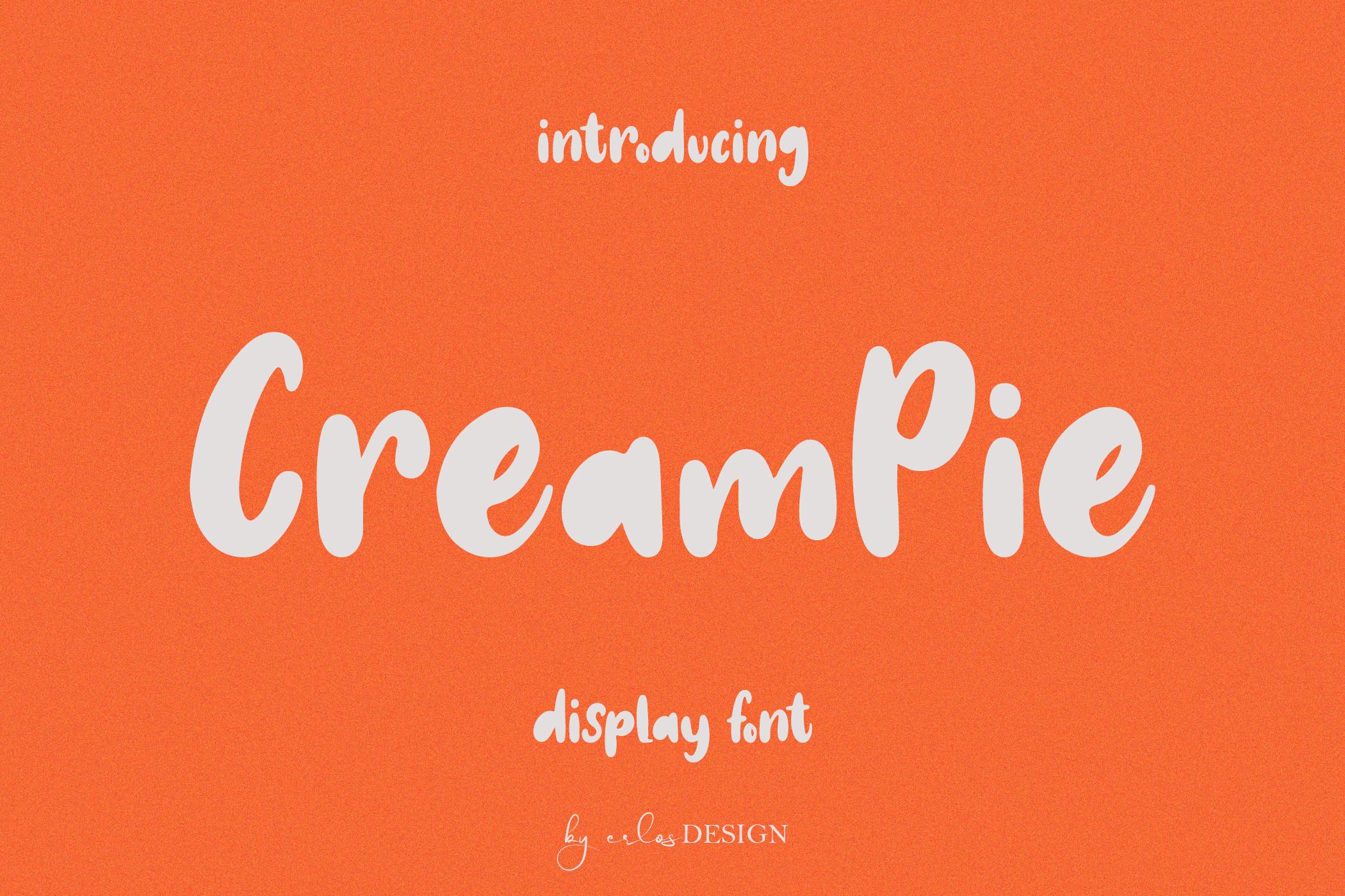 CreamPie Font