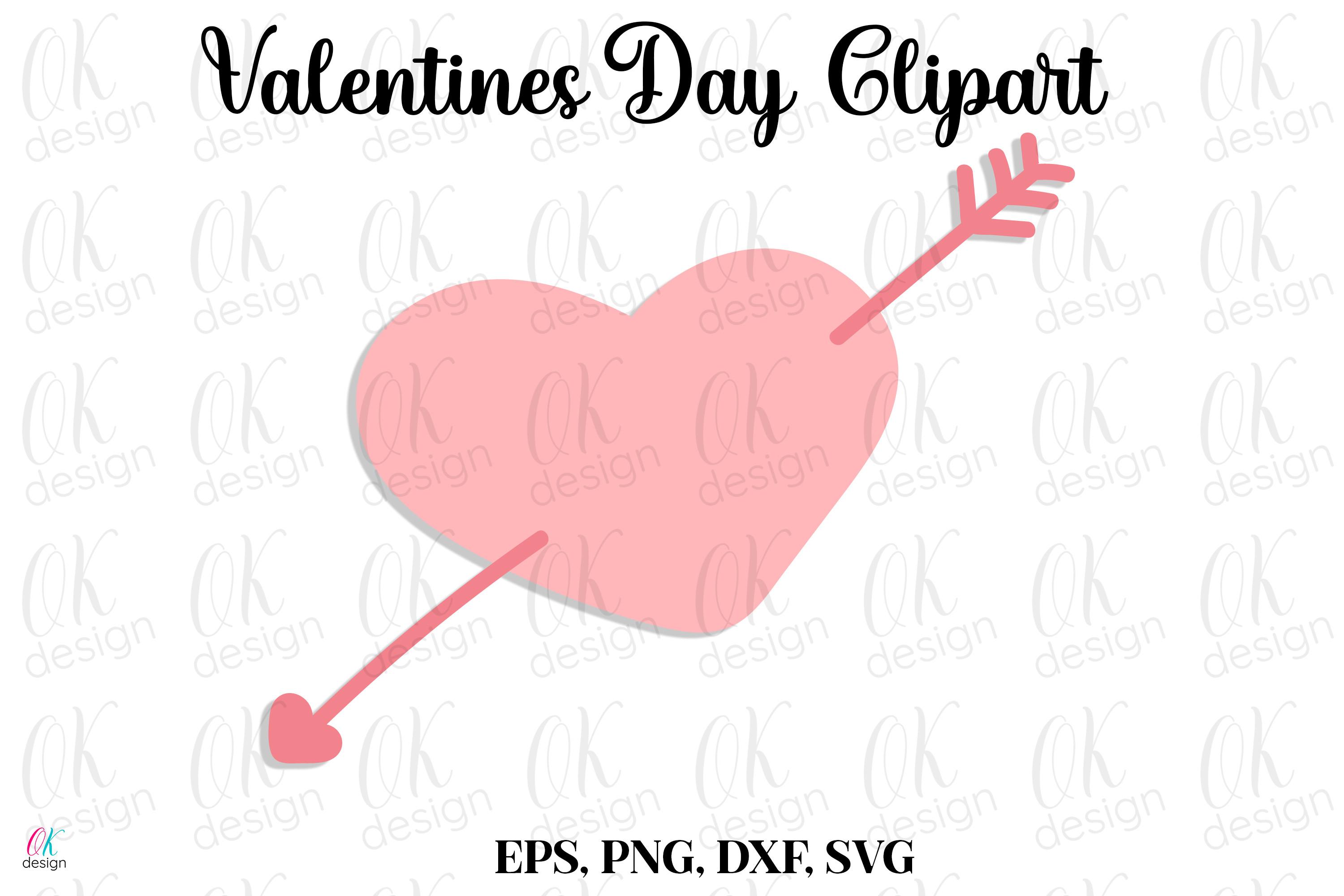 Valentines Clipart SVG, DXF, PNG Files.