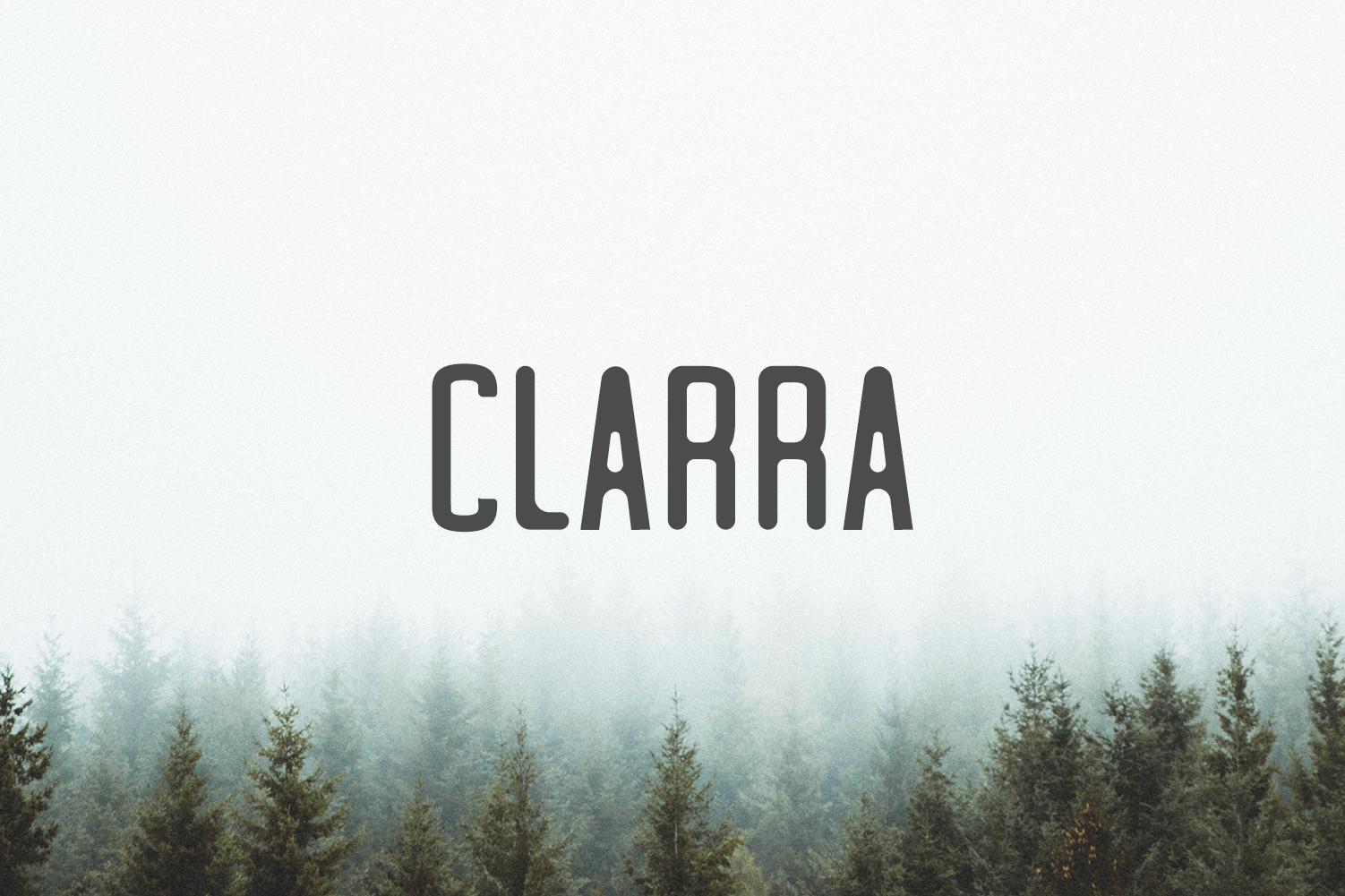 Clarra Family Font