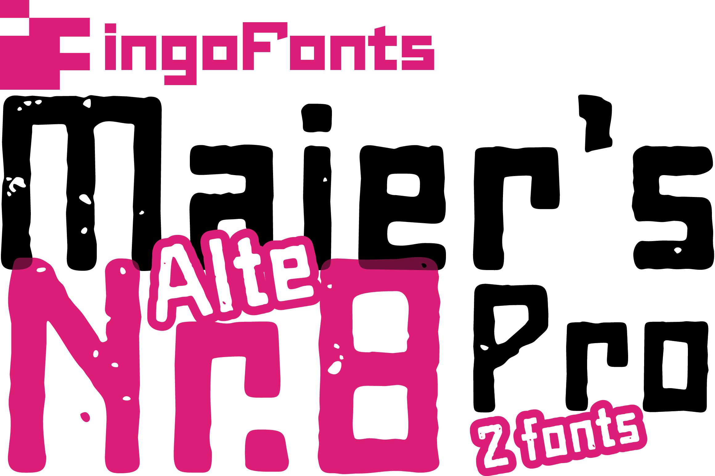 Maier's Alte Nr. 8 Font