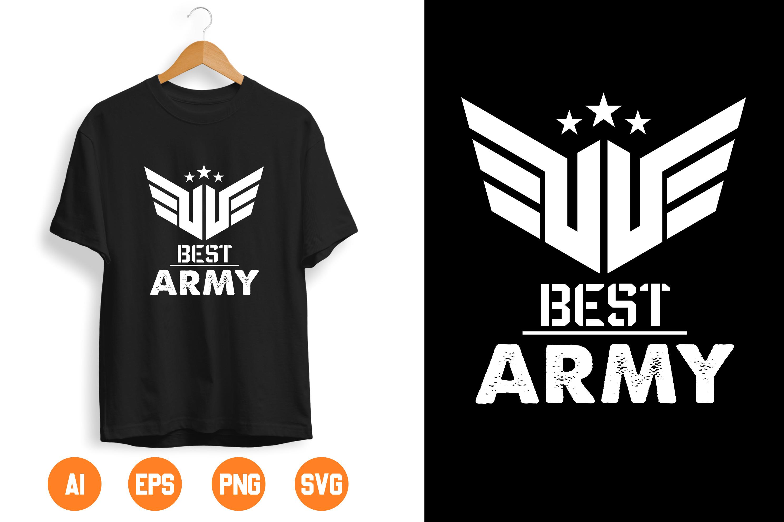 USA Army T-shirt Design 80