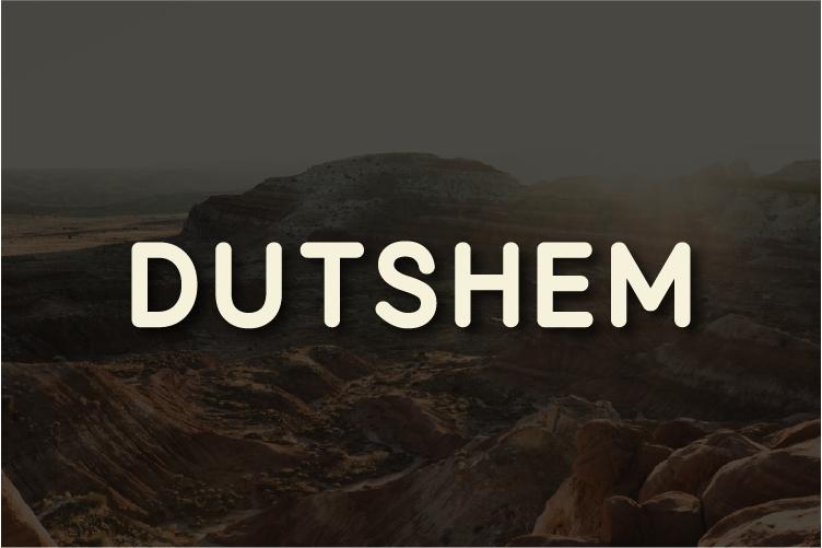 Dutshem Font