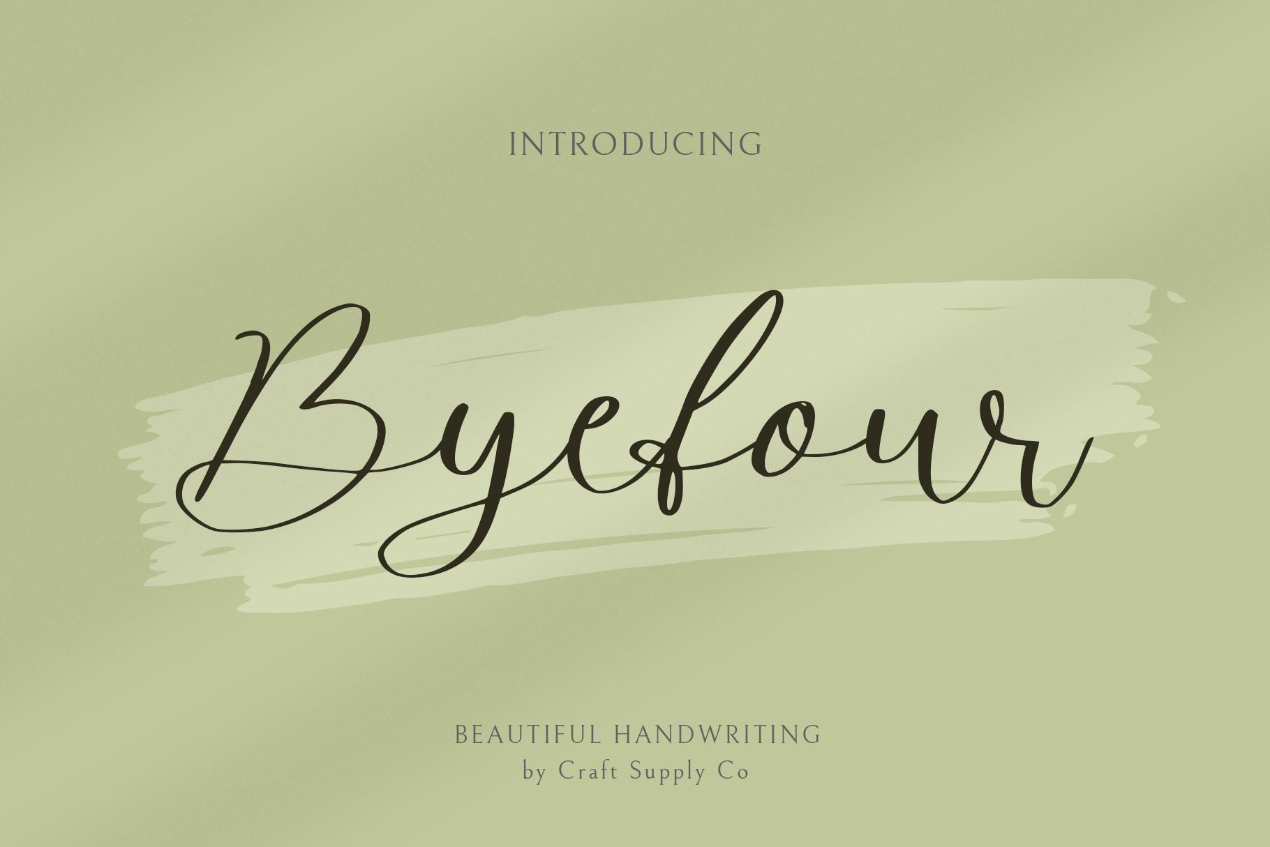Byefour Font