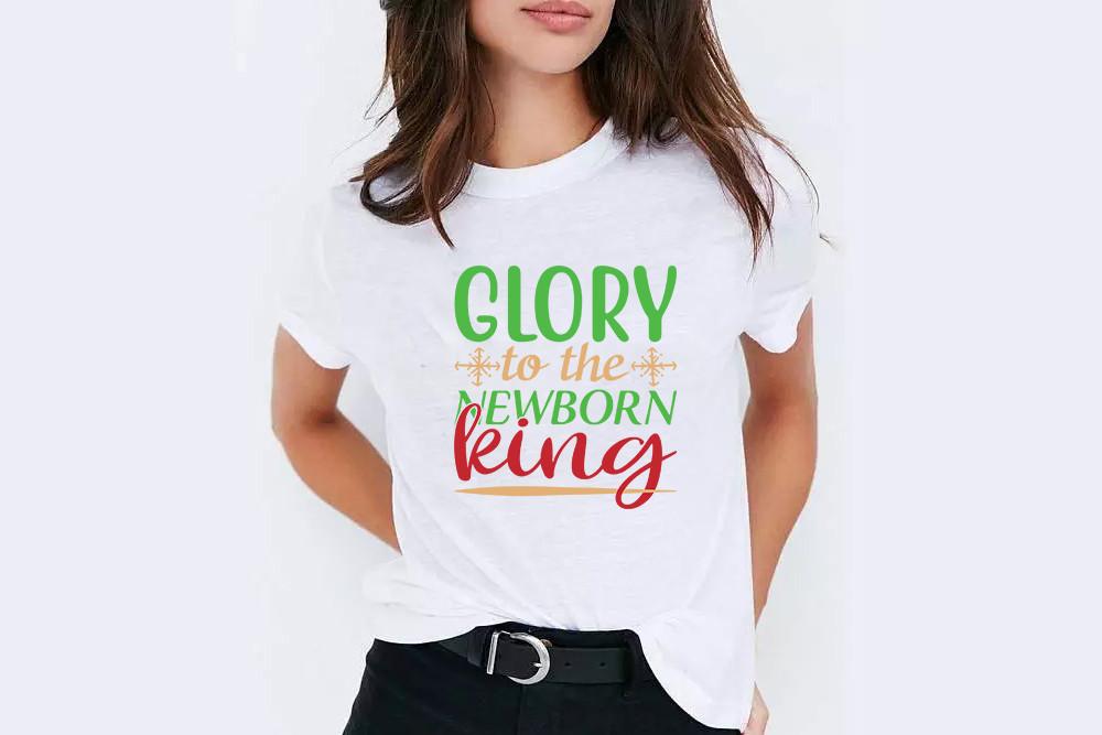 Christmas Svg Design, Glory to the Newbo