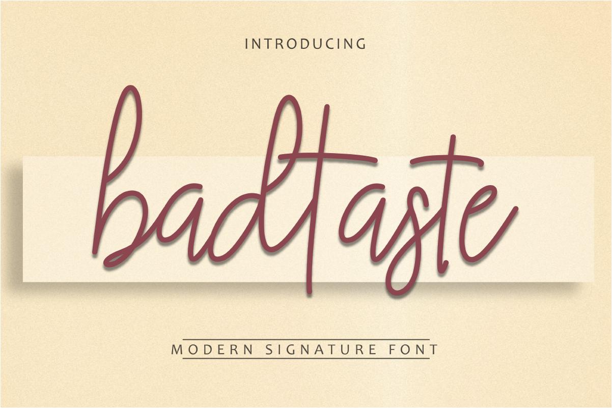 Bad Taste Font