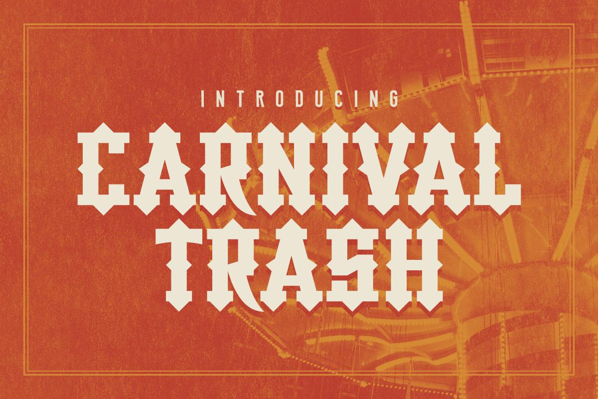 Carnival Trash Font