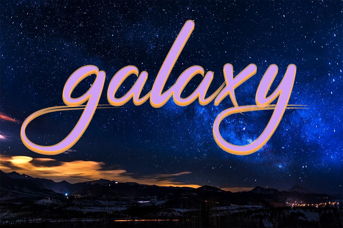 Galaxy Font