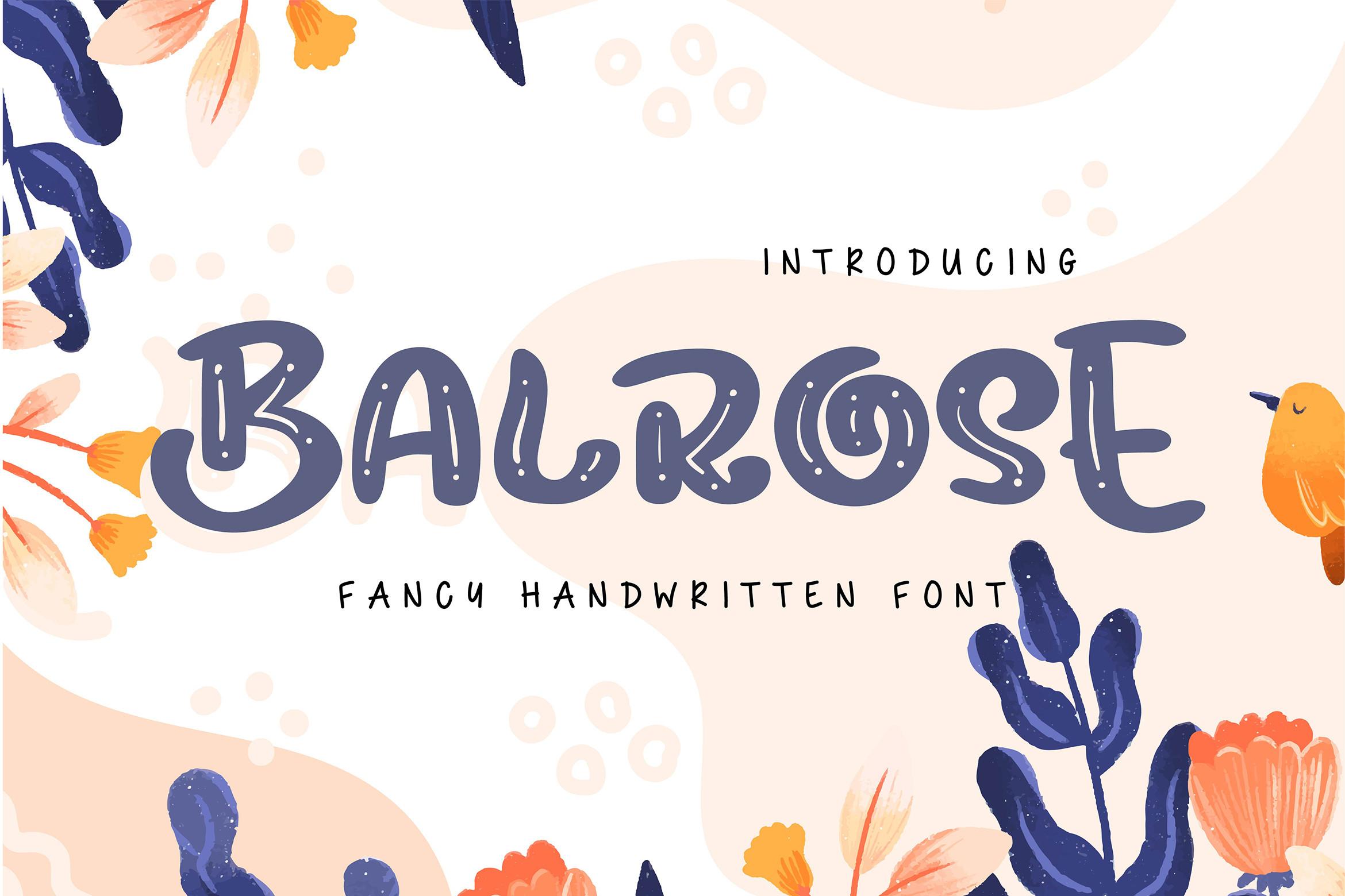 Balrose Font