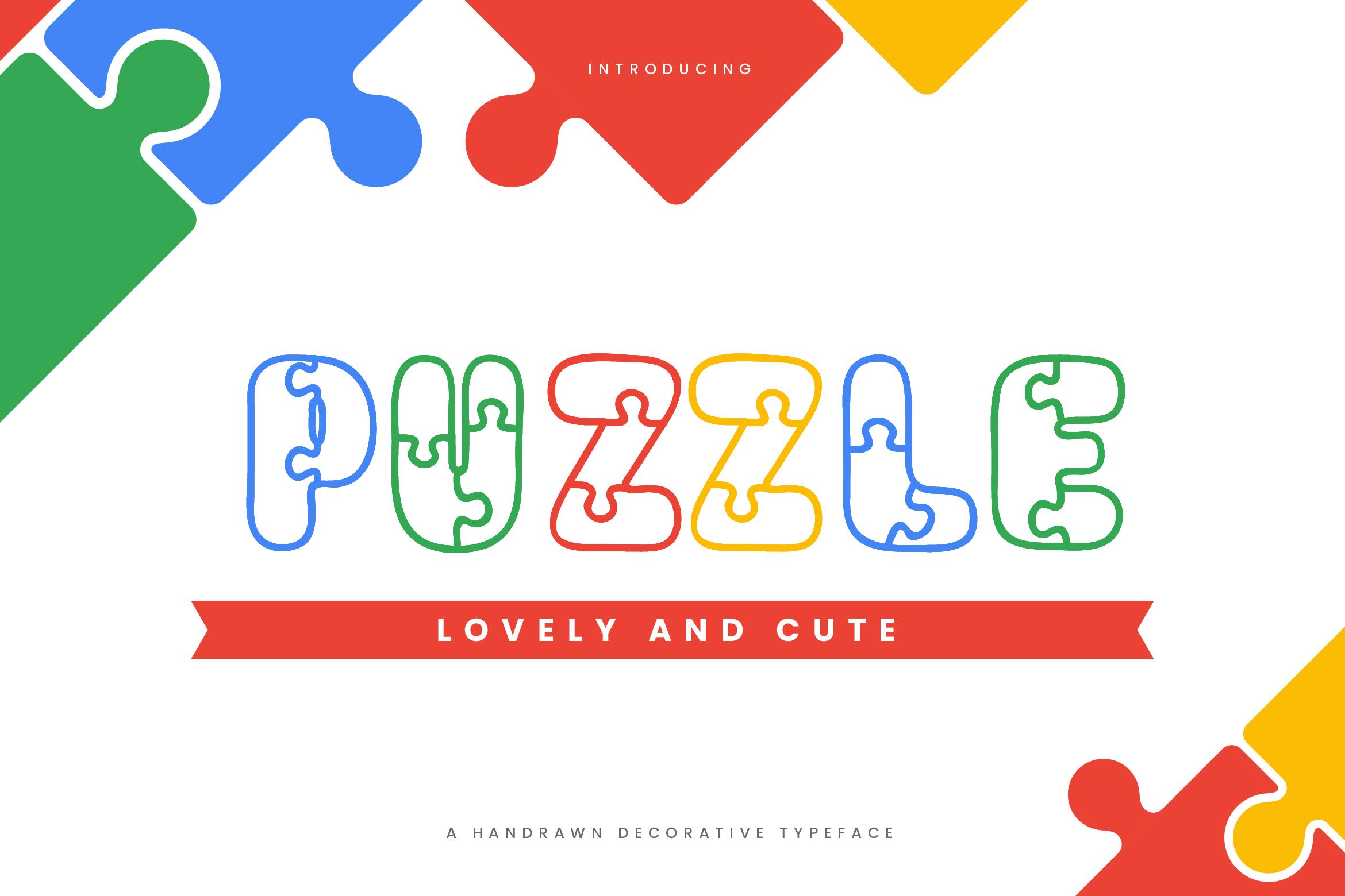 Puzzle Font