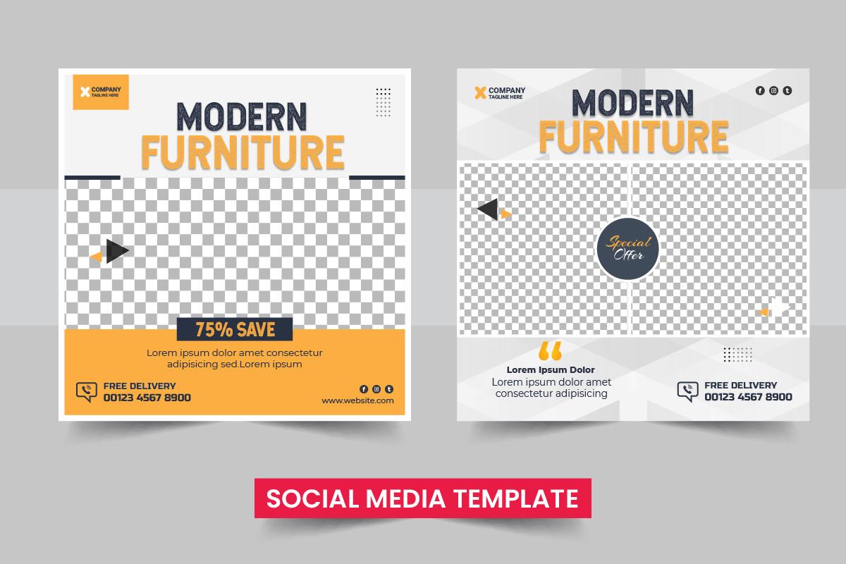 Furniture Social Media Post Template