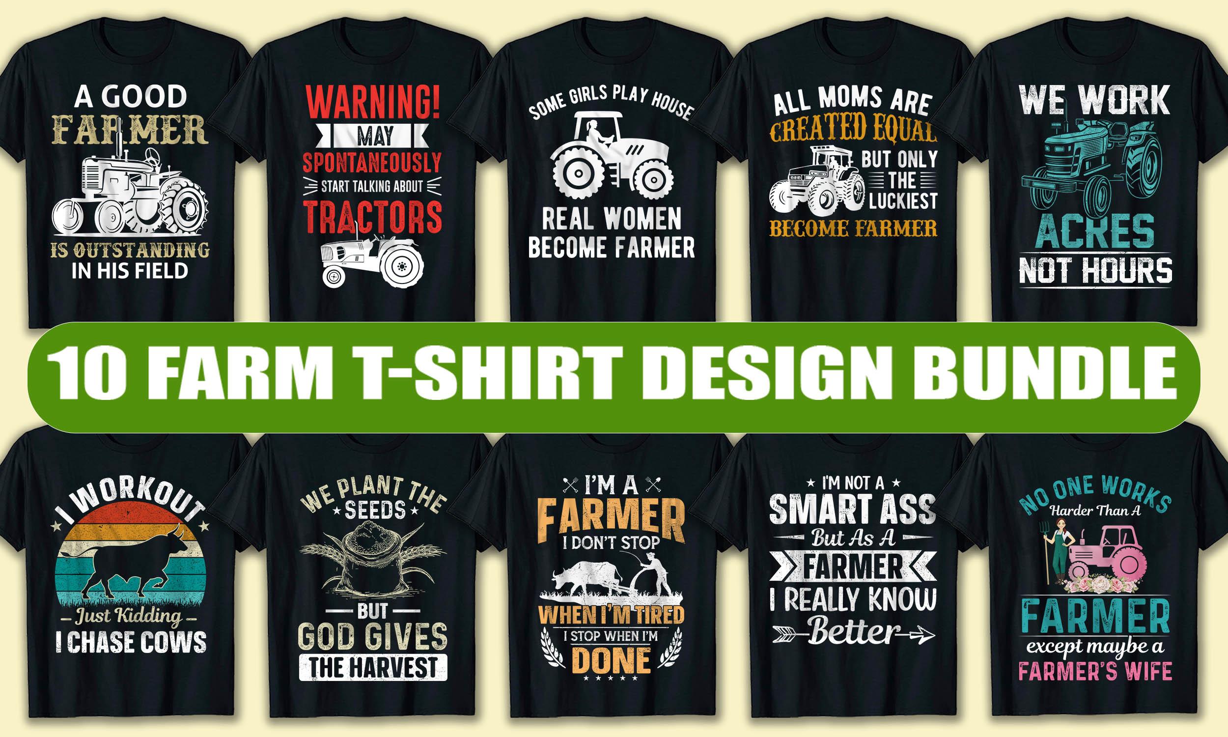 Farm T Shirt Design Bundle