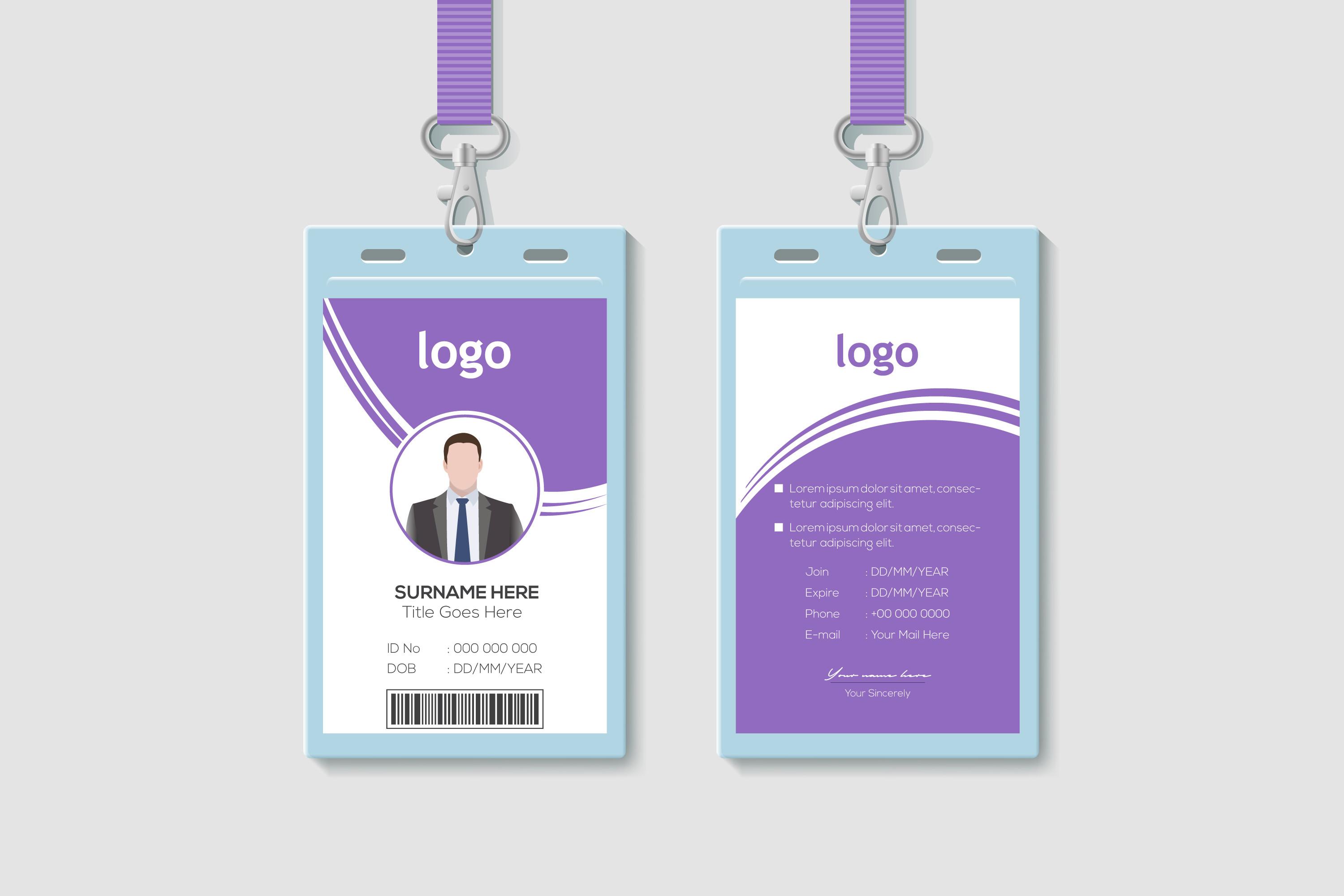 Creative and Modern ID Card Template