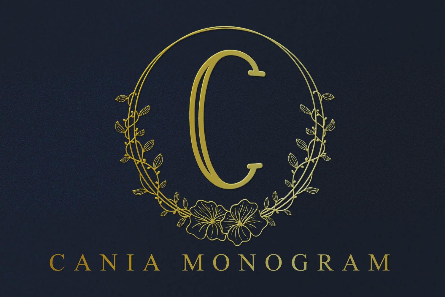Cania Monogram Font