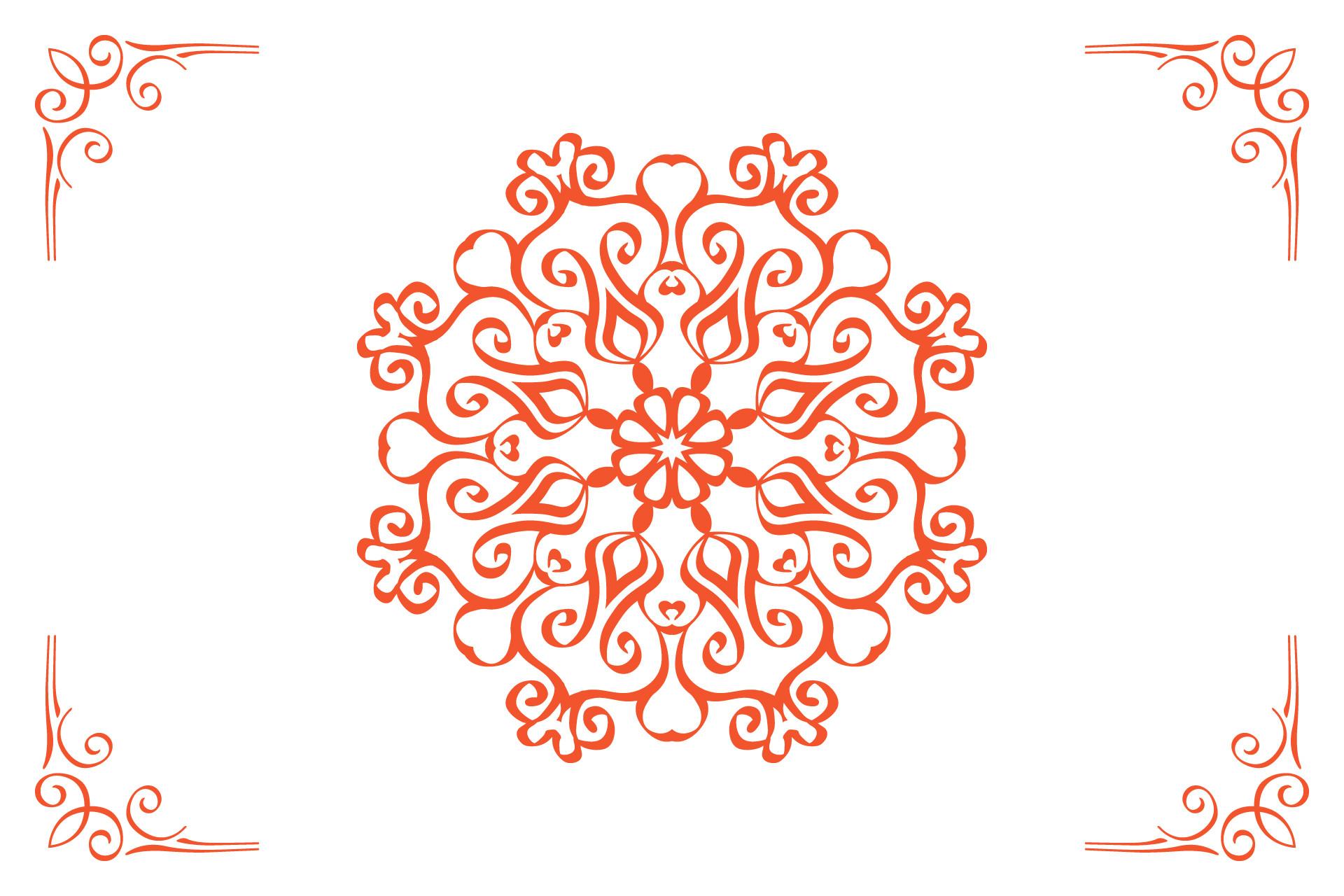 Mandala Frame Pattern