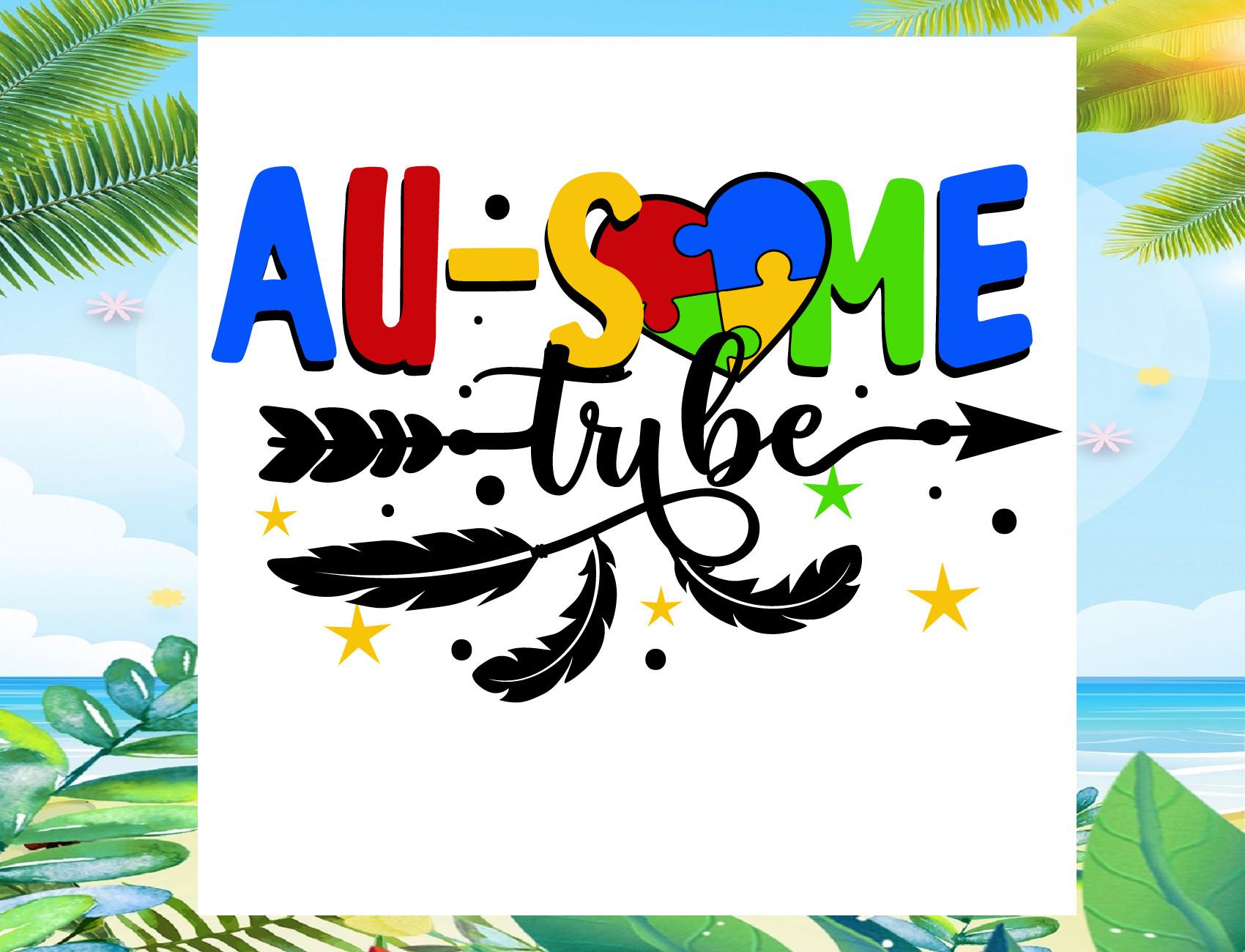 Au-Some Tribe Svg, Autism Awareness Svg