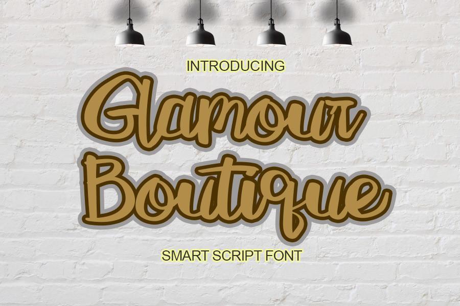 Glamour Boutique Font