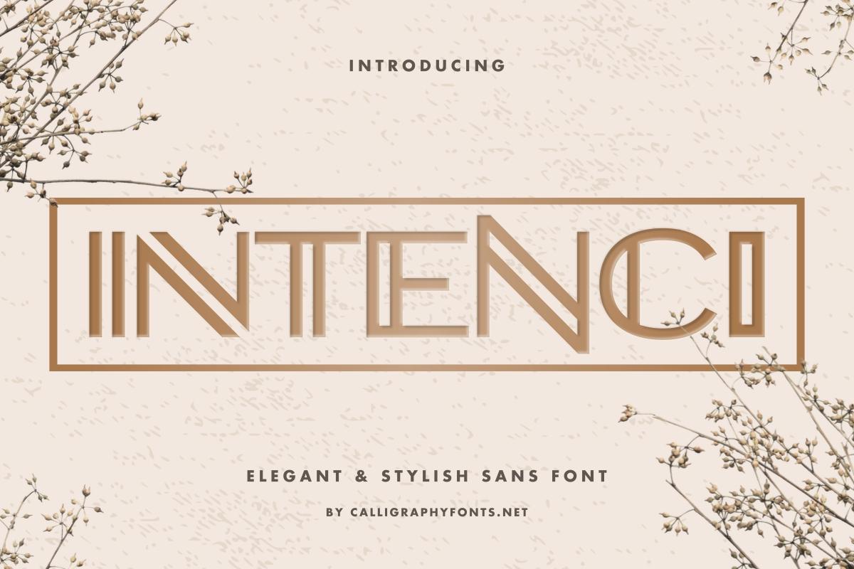 Intenci Font