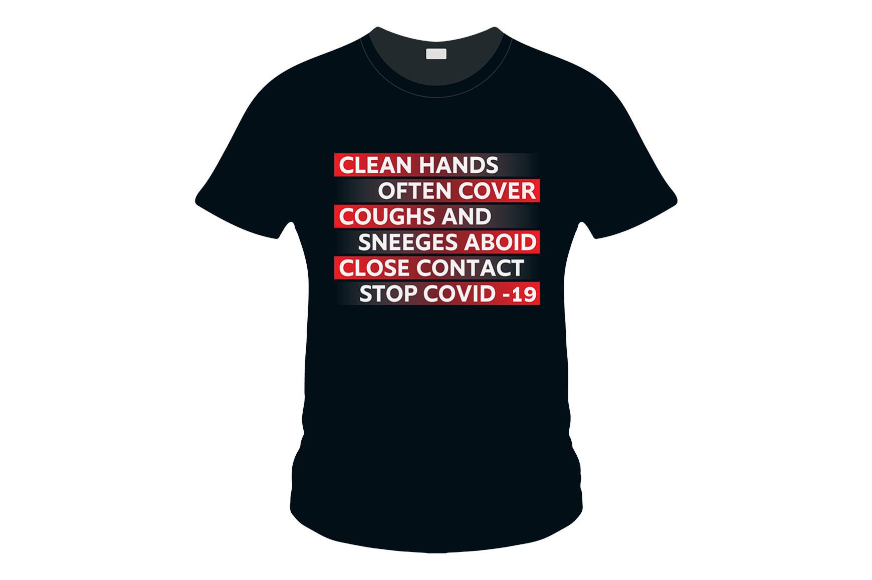 Clear Hands Stop Covid - 19