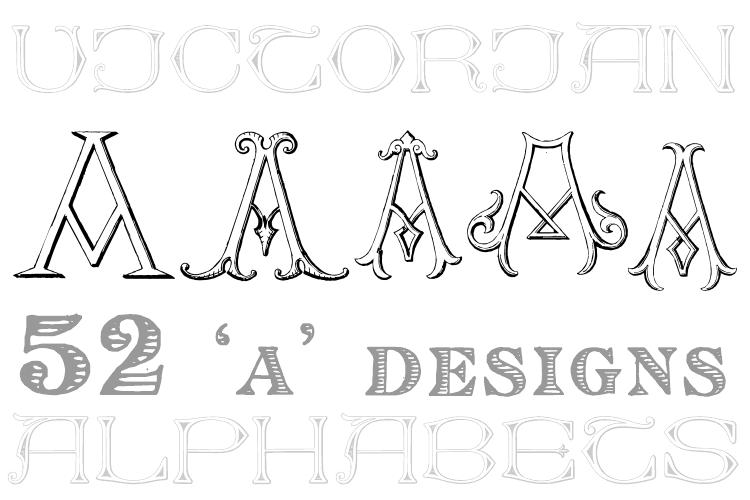 Victorian Alphabets Font