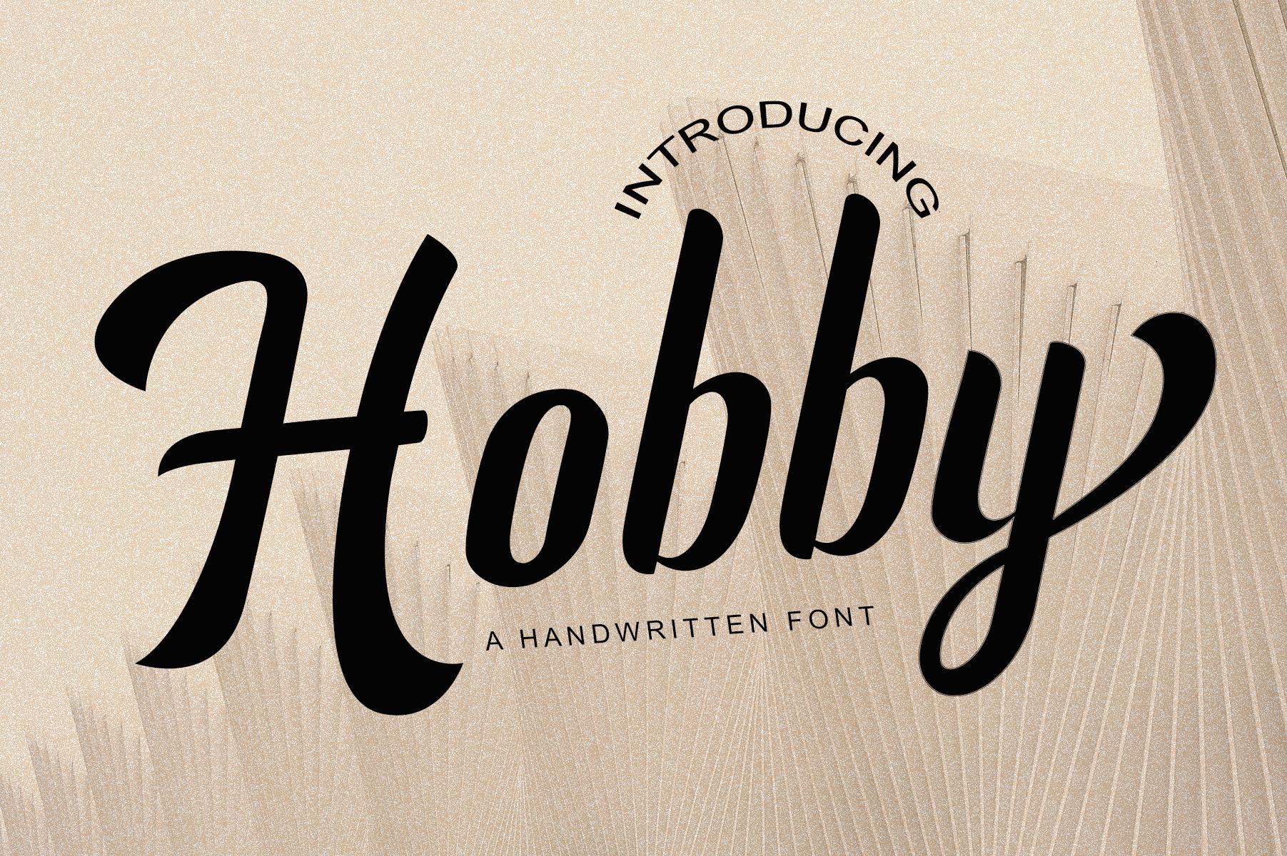 Hobby Font