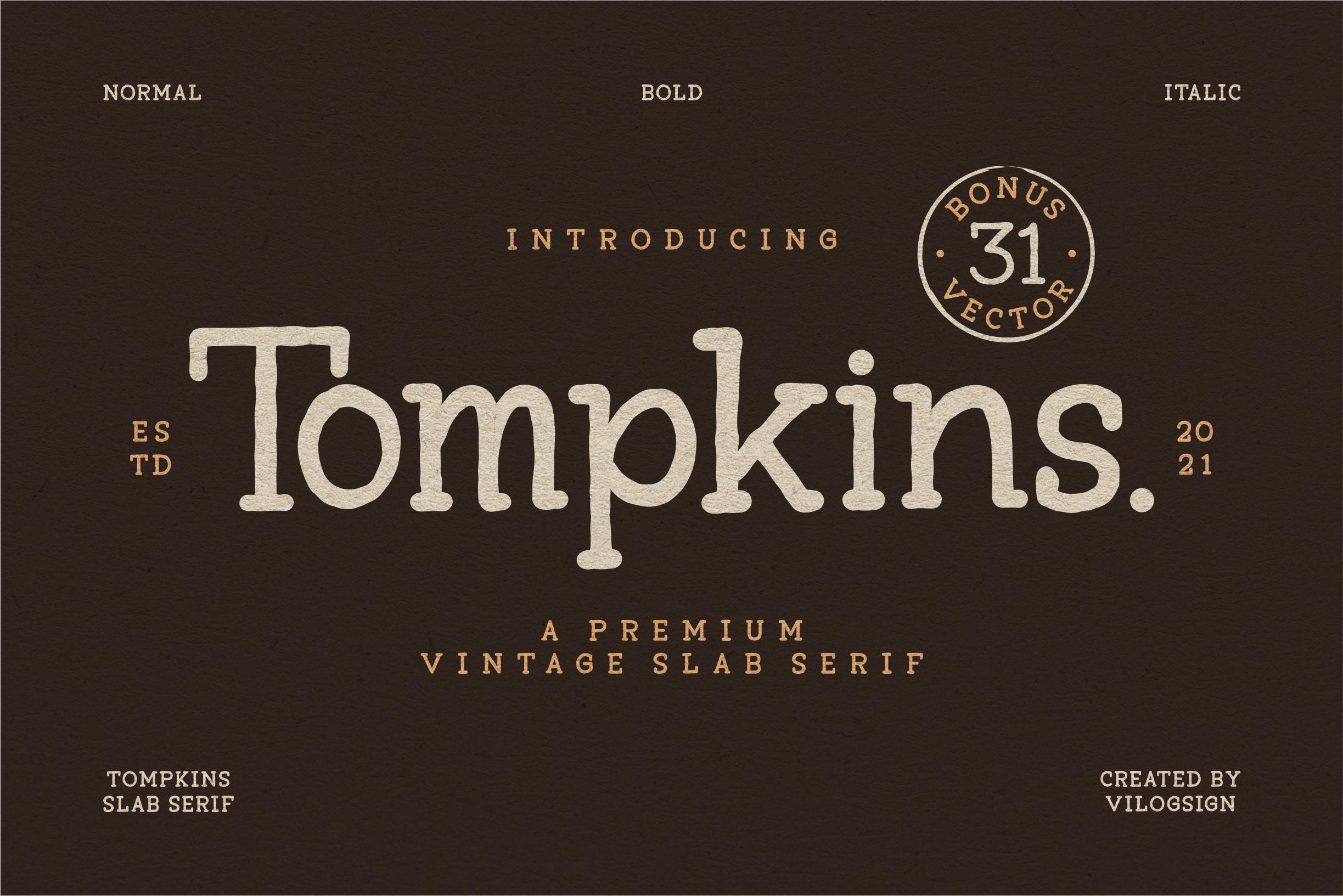 Tompkins Font